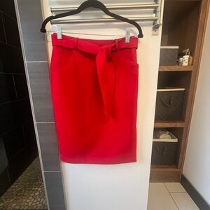 Elegant Banana Republic Red Women's Skirt